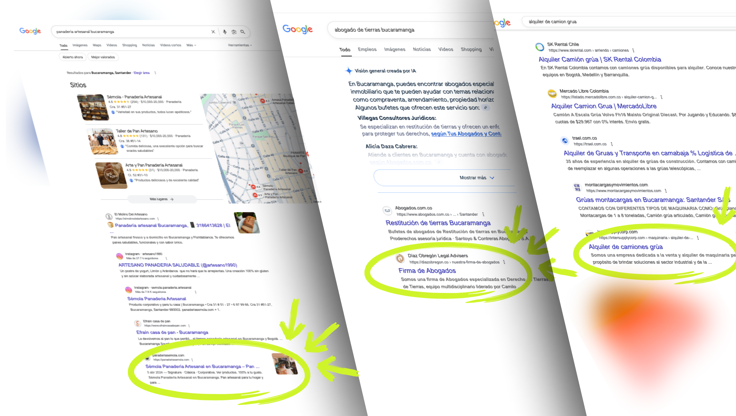 Resultados reales de posicionamiento SEO - Aumento de tráfico orgánico de 2,847 a 47,392 usuarios mensuales