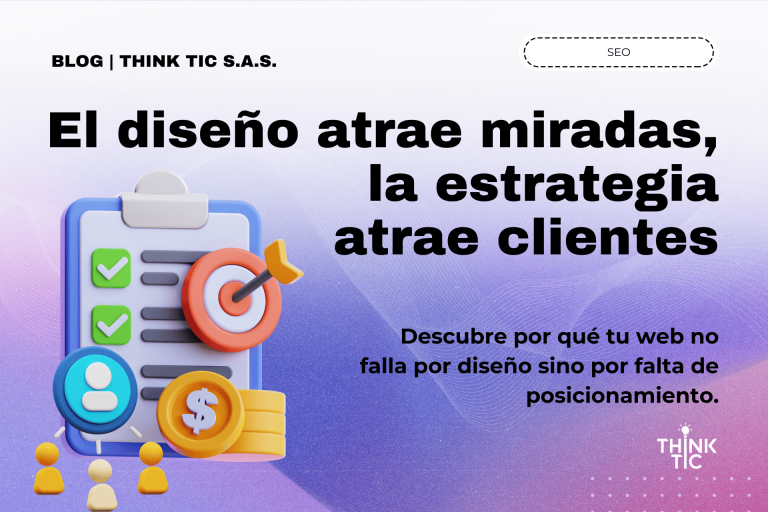 Tu web no tiene problema de diseño, sino de posicionamiento estratégico