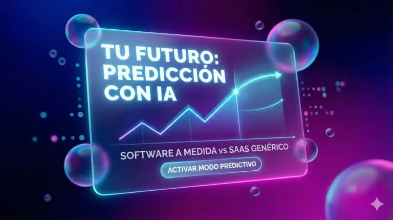 Software a medida con IA: Dejar de adaptarte al sistema para que el sistema prediga tu futuro