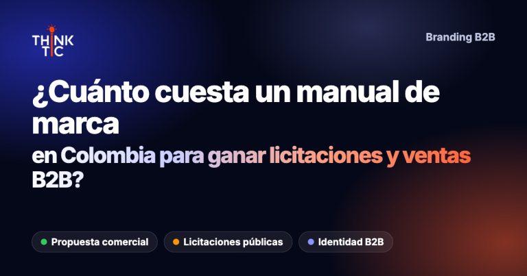 Cuánto cuesta un manual de marca corporativo en Colombia: Qué debe incluir para ganar licitaciones y ventas B2B