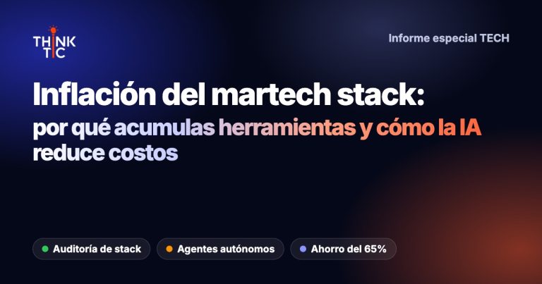Inflación del martech stack: Por qué las empresas acumulan herramientas desconectadas y cómo los agentes autónomos de IA reducen costos operativos
